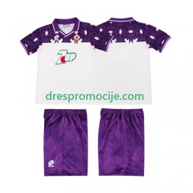 ACF Fiorentina 1992 1993 Dres Retro Dječji Gostujući Kratkih Rukava
